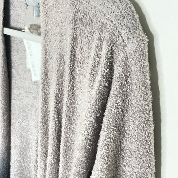 Barefoot Dreams Cardigan Open Front Ombre Pewter Midnight L XL - Picture 3 of 9